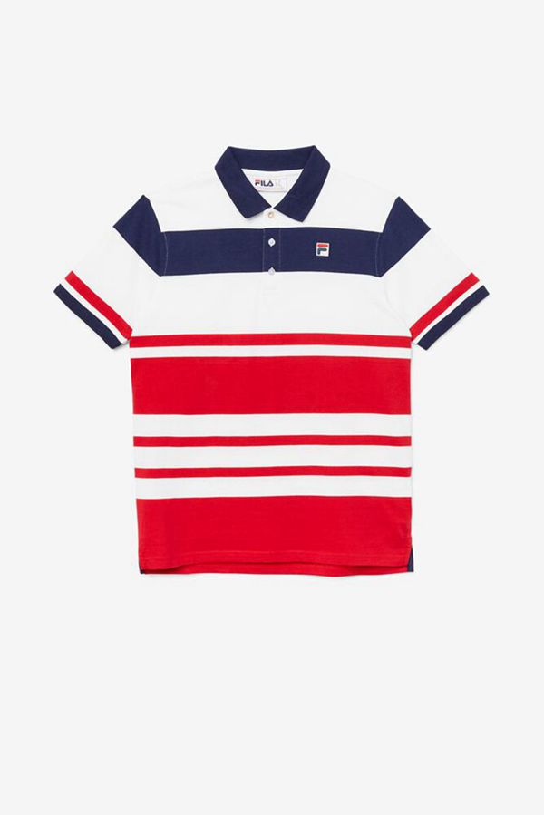 Fila Polokošeľa Panske Biele - Jacinth Striped Vypredaj - Slovakia 85629-IVXP